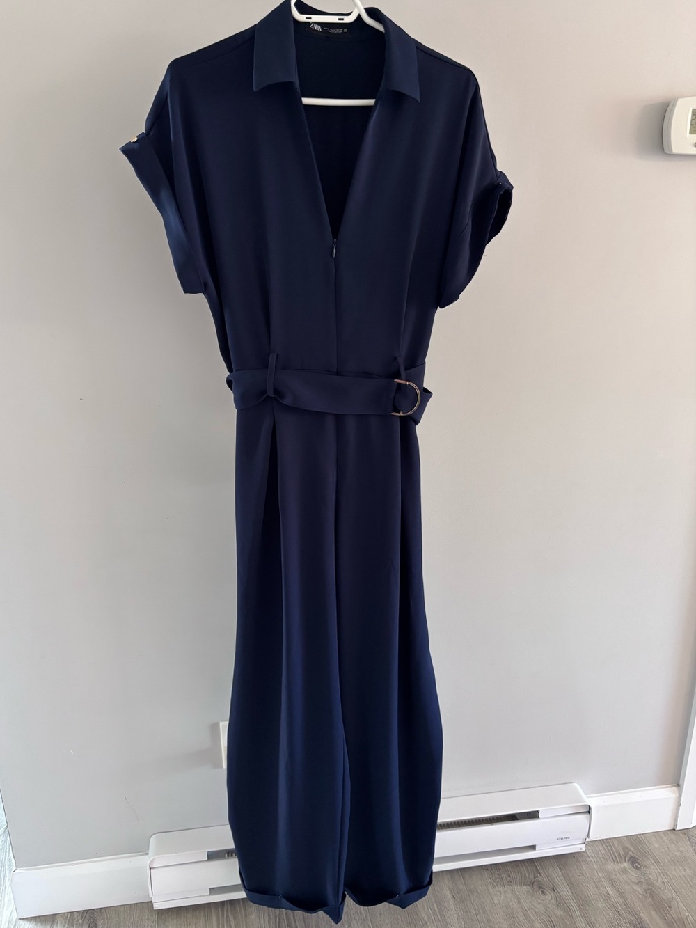 Zara Dark Navy jumpsuit with Belt